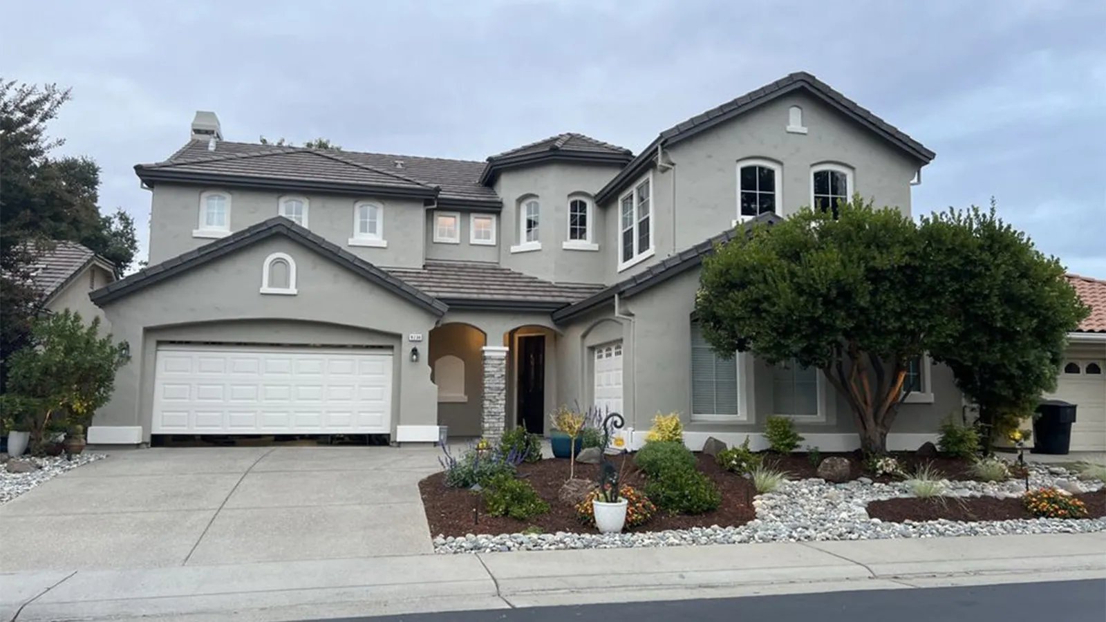 Exterior home painting project by Plata Painting co in Northern California