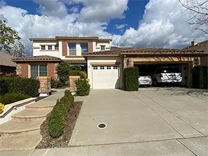 Exterior home painting project by Plata Painting co in Roseville CA