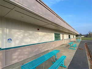 School building exterior painted by Plata Painting co in Lincoln CA