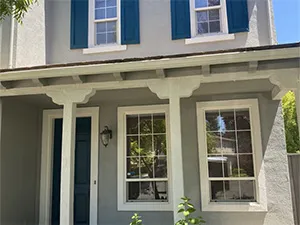 Exterior home painting project by Plata Painting co in Roseville CA